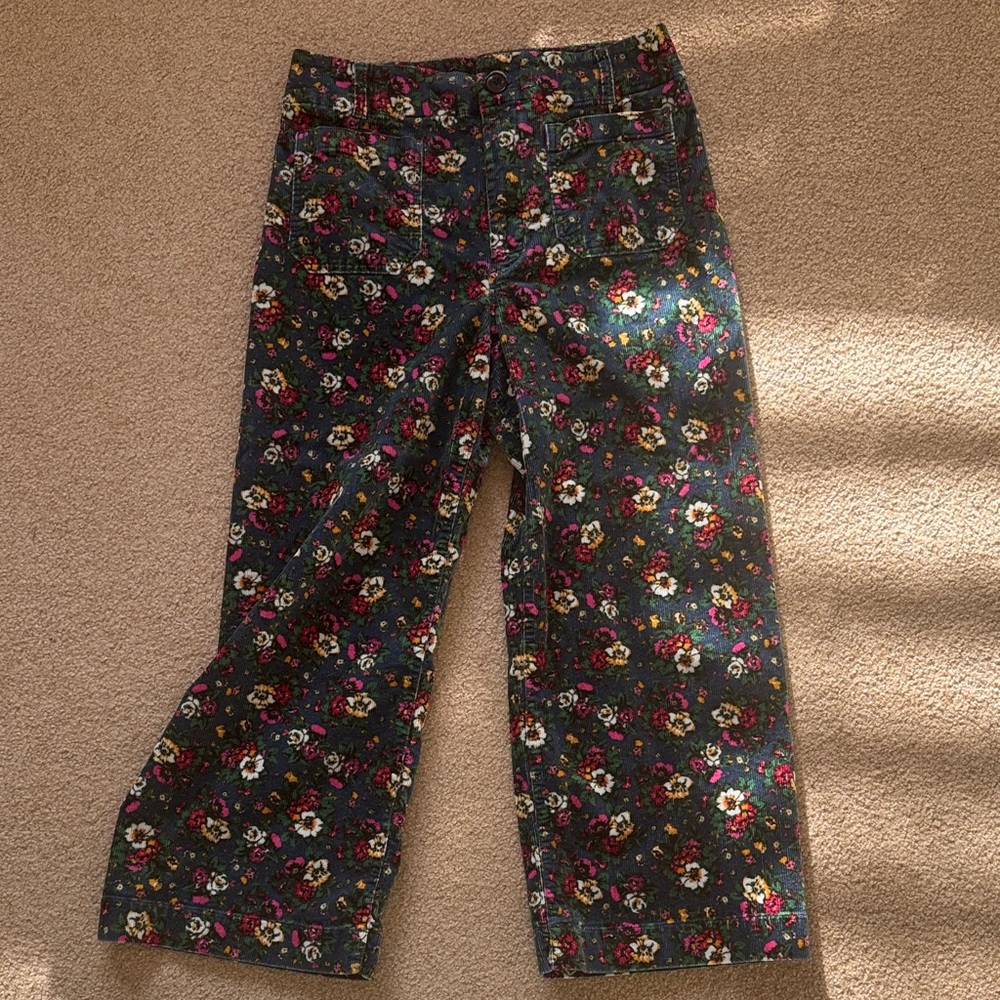 Maeve Floral Wide Leg Pants - Multicolor